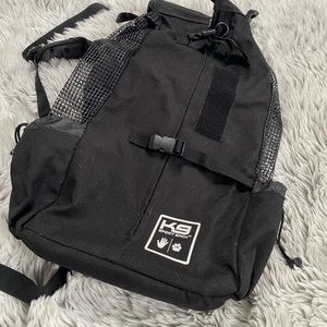 K9 Sport Sack | Dog Carrier Adjustable Backpack (Large, Air 2 - Jet Black)